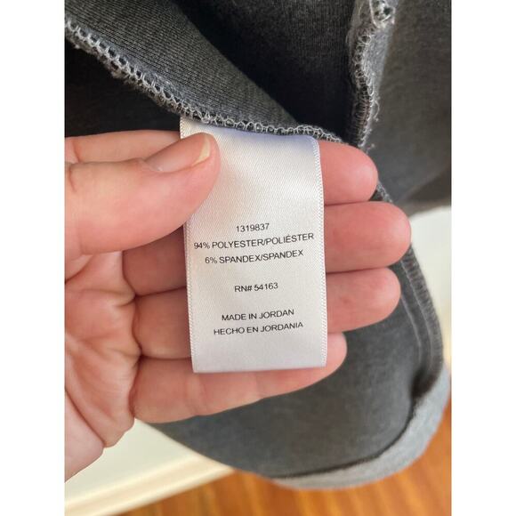 Andrew Marc Women's XL Jacket Gray Heathered Zip Up Stretch Mock Neck Hooded - Picture 6 of 9